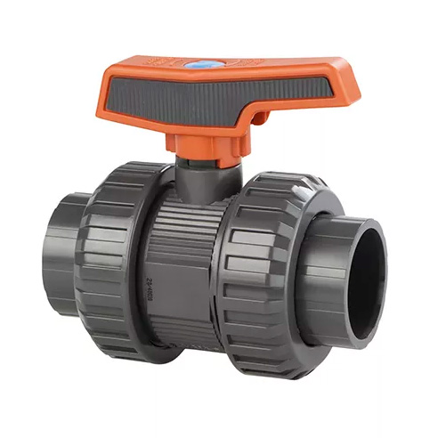 Шаровый кран STD ПВХ 1,0 МПа, D110 мм (уплотнение шара PE, остальные EPDM) Cepex (36509)