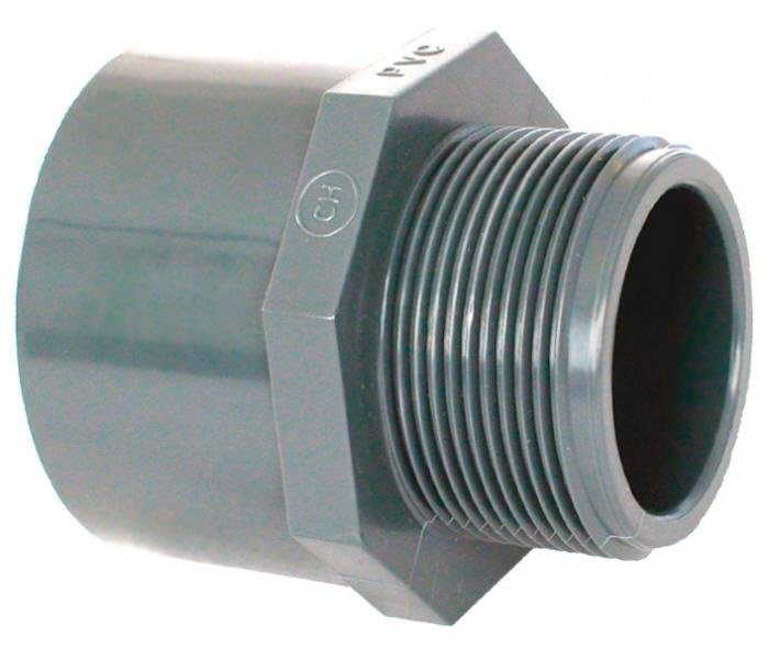 Переход ПВХ c НР 1,6 МПа диаметр 75-90х2 1/2", Coraplax (7308075)