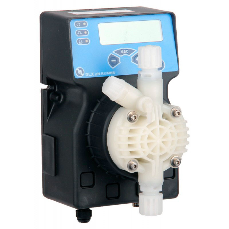 Мембранный дозирующий насос Etatron DLX PH-RX/MBB (со встроенным контроллером рН/RedOx), 15 л/ч, 4 бар, 230 В PVDF (PLX36231V8-PLX362315E)