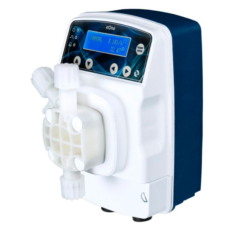 Мембранный соленоидный дозирующий насос Etatron eOne Plus 10 л/ч, 12 бар, 100-250 V PVDF TFE/P с контроллером pH/RedOx/Cl/PPM (10-12/11.8-6/14.3-2) (PEU463954I)
