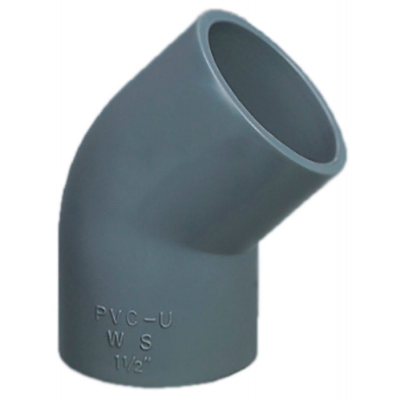 Угол 45 ПВХ 1,0 МПа, диаметр 75 мм, P.King (USE01075)
