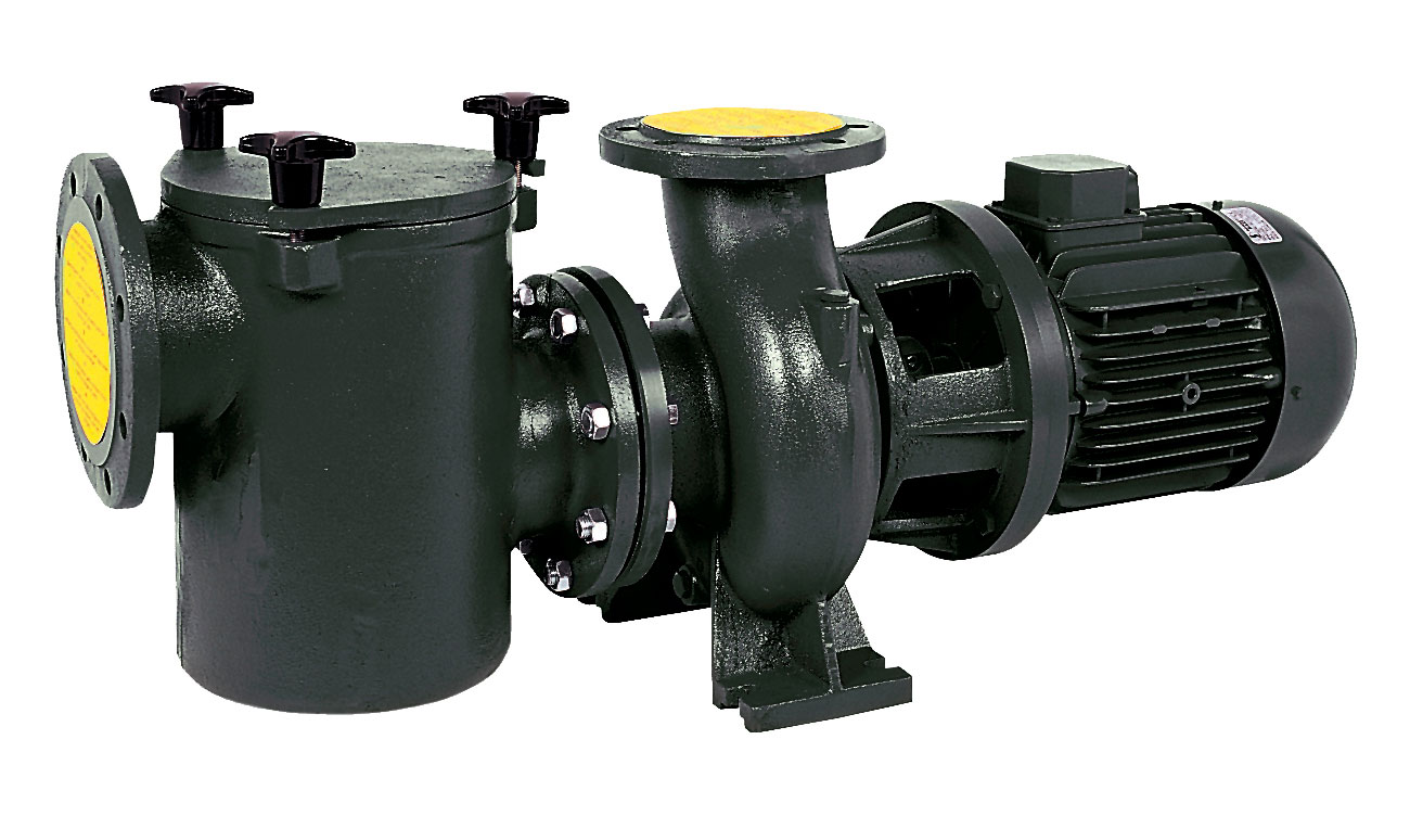 Насос Saci CF-2 400 с префильтром 59 м³/ч, 3.48/3.00 кВт, 3~ Y/∆ 400/230 В, чугун (27100037)