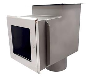 Скиммер с удлиненной горловиной 1.5" Xenozone (плитка), AISI-304 (СК.15.5)